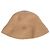 Autre Marque Beiger Crochet-Strick-Bucket-Hat