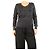Joseph Lurex-Stricktop schwarz - size S