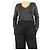 Joseph Lurex-Stricktop schwarz - size S - Ansicht 3