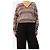 M Missoni V-Ausschnitt Pullover in Lila und Gelb - size S - Ansicht 3