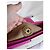 Borsa Love Moschino in tela e pelle rosa e beige - vista 11
