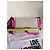 Borsa Love Moschino in tela e pelle rosa e beige - vista 19