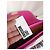 Borsa Love Moschino in tela e pelle rosa e beige - vista 3