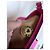 Borsa Love Moschino in tela e pelle rosa e beige - vista 9