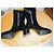 Botas altas de cuero negro Sergio Rossi - vista 14