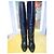 Botas altas de cuero negro Sergio Rossi - vista 6