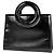 Céline Borsa a mano Celine in pelle nera con manico circolare