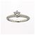 Autre Marque Tiffany & Co. Platin-Solitär-Bandring - Ansicht 2