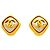 Orecchini a clip Chanel placcati in oro