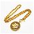Collar círculo Coco Mark chapado en oro Chanel - vista 3
