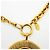 Collar círculo Coco Mark chapado en oro Chanel - vista 4