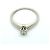 Autre Marque Tiffany & Co. Solitär-Bandring aus Platin mit Diamant - vista 3
