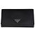 Portafoglio lungo Prada bifold in nylon nero