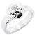 Anello Chanel Camélia in oro bianco 18K