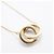 Autre Marque Collana Tiffany & Co. 1837 Interlocking in oro giallo 18K - vista 2