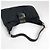 Borsa a spalla Fendi in tessuto nero - vista 6