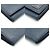 Prada Saffiano Triangle Coin Case in Navy - view 3