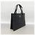 Borsa Tote Chanel in pelle di vitello grana nera - vista 2