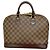Borsa Louis Vuitton Damier Alma N51131 Ebene da donna