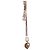 Collana Cuore Dior in metallo dorato e cristalli