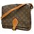 Borsa a tracolla Louis Vuitton Monogram Cartouchiere GM