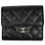 Cartera Tri-fold Chanel Matelassé Negra