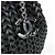 Borsa a tracolla Chanel in pelle nera - vista 4