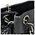 Borsa a tracolla Chanel in pelle nera - vista 5