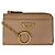 Monedero Prada de piel beige
