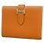 Béarn Hermès Cartera Hermes Bearn Compact en piel Epsom Gold