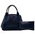 Balenciaga Cabas Tote S in pelle di vitello traforata blu navy - vista 7