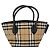 Borsa Burberry Beige House Check Canvas