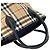 Borsa Burberry Beige House Check Canvas - vista 10