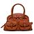 Borsa a mano Dior My Dior Pockets Large in pelle di vitello marrone