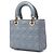 Dior Blue Small Lambskin Cannage MyABCDior Lady Dior - vista 2