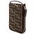 Portafoglio a tracolla con zip Fendi Brown Zucca Canvas - vista 2