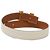 Cintura reversibile Constance H Hermès in Box Calf e Courchevel bianco - vista 3
