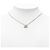 Collana con pendente a cuore in strass e ottone CC argentato Chanel - vista 6