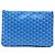 Goyard Blue Goyardine Senat MM