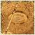 Spilla rotonda Chanel Gold CC placcata oro a raggiera - vista 3