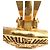 Orecchini a clip Chanel Gold CC placcati in oro con stemma rotondo - vista 12
