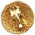 Orecchini a clip Chanel Gold CC placcati in oro con stemma rotondo - vista 6