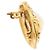 Orecchini a clip rotondi Chanel Gold CC placcati in oro con perle finte e strass - vista 11