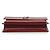 Autre Marque Borsa Saint Laurent Sunset Top Handle Large in pelle di vitello rossa con monogramma - vista 3