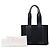 Borsa Chloé Blue Medium Felt Woody Tote - vista 6