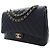 Chanel Black Maxi Classic Caviar Double Flap - vista 13