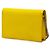 Autre Marque Saint Laurent Portafoglio con catena Kate Tassel Monogram in Grain de Poudre Giallo - vista 2