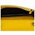Autre Marque Saint Laurent Portafoglio con catena Kate Tassel Monogram in Grain de Poudre Giallo - vista 4