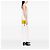 Autre Marque Saint Laurent Portafoglio con catena Kate Tassel Monogram in Grain de Poudre Giallo - vista 6