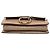 Chloé Faye Piccola Borsa a Tracolla in Pelle Effetto Coccodrillo Beige - vista 3